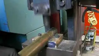 NYC Metal worker machine hammers solid brass 1