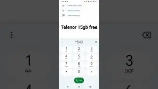 Telenor 15gb free #youtubeshorts tech-info-580