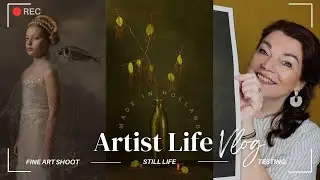 My Artist Life: : Sewing a Still life, Portrait Photography, Digital Painting and Behind the Scenes"