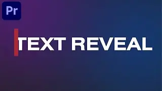 How to Create the Text Reveal Animation in Premiere Pro | Moamen Tutorials