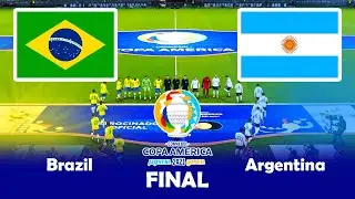 BRAZIL vs ARGENTINA - FINAL COPA AMERICA 2021 - PES 2021 Match PC