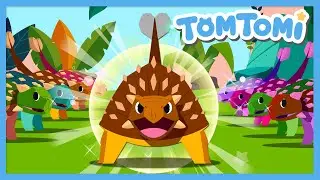 Ankylosaurus Song | Thump! Thump!💥 | Dinosaur Song | Kids Song | TOMTOMI