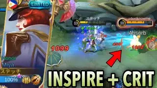 INSPIRE MIYA CAN 1 SECOND KILL?? | Miya Best Build 2021 - Top 1 Global Miya Build - MLBB