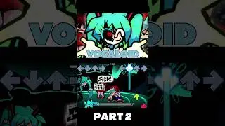 M1KU`S MADNESS The Dark Side of Vocaloid (PART 2) (DEMO) (FNF MOD) #shorts