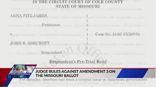 Missouri secretary of state decertifies Amendment 3 petition