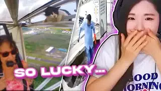 Korean girl reacts to the LUCKIEST people ever