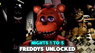 FNAF: Freddy's Unlocked [NIGHT 1 to 5] - [Full Walkthrough] - Roblox