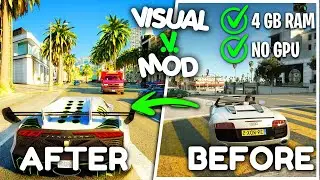 How To Install Graphics Mod In GTA 5 - 2022 | VisualV Graphics Mod [ Low End Graphics Mod]