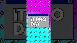 Around the corner, on Sept 19, you'll have a chance to ✨celebrate✨ your favorite IT Pro.