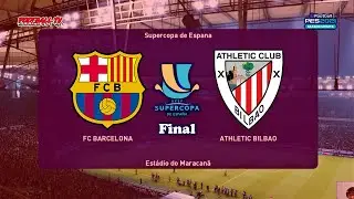 Barcelona vs Athletic Bilbao | Supercopa de Espana Final | PES 2021 Gameplay PC