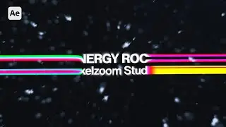 After Effects Tutorial : Stretched Text Animation in After Effects | Glitch Text Animation Tutorial