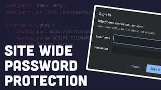HTTP Basic Authentication - Password Restrict an Entire Site (Nginx)
