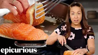 The Restaurant Trick to Always-Crispy Salmon | Epicurious 101
