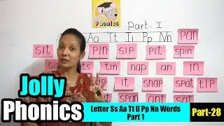 Letter Ss Aa Tt Ii Pp Nn Words - Part 1 | Alphabet sound | Phonics sounds of Alphabet - Part-28