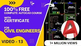 Starting of Project in Autocad (Video-13) | Complete autocad tutorial for Civil Engineers