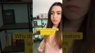 Why do some of the biggest YouTubers quit at the height of their career? 🤔 #contentcoach #creator