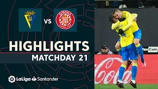 Resumen de Cádiz CF vs Girona FC (2-0)