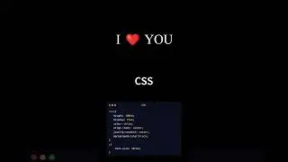 I love you using css 