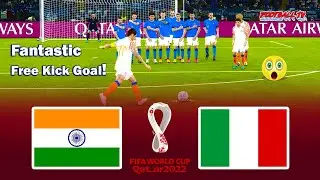 INDIA vs ITALY | FIFA World Cup | Match eFootball PES 2021 | Gameplay PC