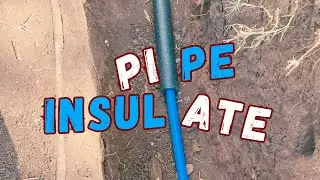 How to insulate pex pipes