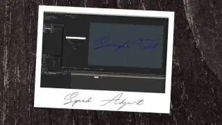 Signature Animated Handwriting After Effects Template