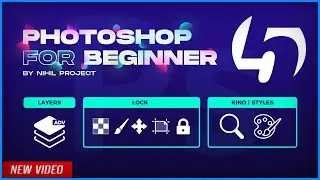 🔴 Photoshop tutorials for beginners Part 5 | Layers, Locks, Kinds & Styles