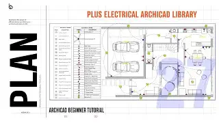 ArchiCAD 27 Electrical Drawing | Beginner Tutorial 2024