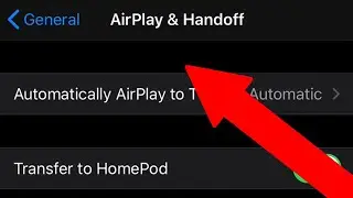 How to Turn AirPlay On or How to Turn Off AirPlay