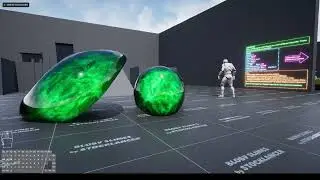 Slime to Slime collision test.  UE4