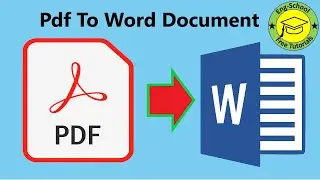 how to convert pdf to word | pdf to word