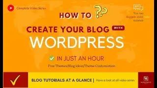 how to create Free blog on localhost WordPress -Blog Tutorials for Beginners 2018