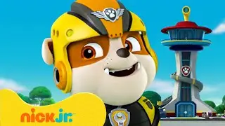 Rubble | ¡Rescates ÉPICOS de Rubble en la Torre de Control con Chase y Skye | 1 hora | Nick Jr.