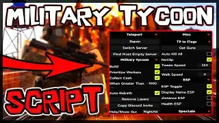 Very OP | Military Tycoon Script [2022] Updated Scripts 🔥