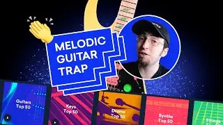 Making a melodic guitar trap beat from a sample & mastering with LANDR