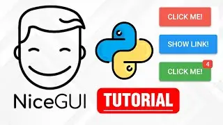Button and Badge Elements - Python NiceGUI Tutorial 3