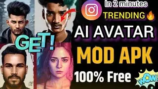 How to make ai avatars free🤒|ai avatars kaise banaye| ai avatar photo editing app 