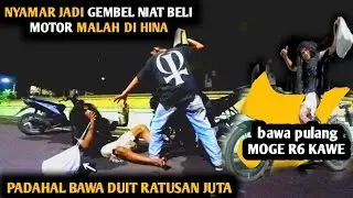 NYAMAR GEMBEL KUNTILANAK BELI MOTOR R6 KWKWK