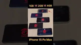 2GB RAM 😈 vs iPhone 15 Pro Max vs Samsung vs 4GB RAM - FREEFIRE TEST 