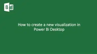 Power BI - How to Create a New Visualisation in Power Bi Desktop