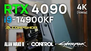 i9-14900K + GeForce RTX 4090 - Test of Gaming PC by CompShop / 4K Ultra [Full HD rendered]