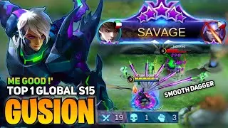 SAVAGE! Gusion Smooth Combo [Former Top 1 Global Gusion] By Me Good !` - Mobile Legends