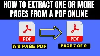 How to Extract Pages From a PDF Online