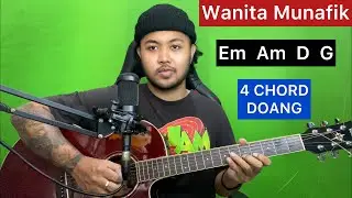 LAGU BUAT CEWEK MUNAFIK!! Chord Gampang (Wanita Munafik - Sejedewe) (Gitar Tutorial) Pemula