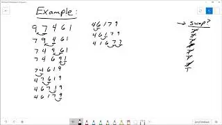 Sorting Algorithms Tutorial:  Simple Bubble Sort Example