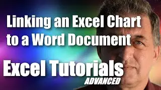 #17 Excel 365 Tutorial Advanced - Linking an Excel chart to a Word document