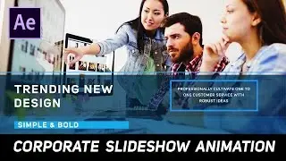 Clean Slideshow Animation in After Effects - After Effects Tutorial