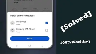 How to remove Install on more devices play store problem