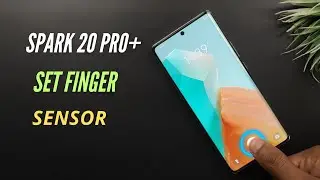 Tecno Spark 20 Pro Plus Finger Print Sensor Setup & Face Lock | How To Set |