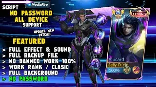 NEW!! Script Skin Alucard Legend No Password Mediafire - Full Effect Voice - Patch Terbaru