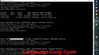 Linux Lec 25  - Disk Management Part 1 | @computernuggets1462 | Linux in Hindi |